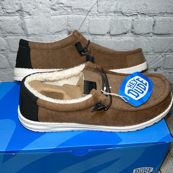 Hey Dude Wally Warmth Brown Slip On Shoes MENS Size 13 - Picture 6 of 6